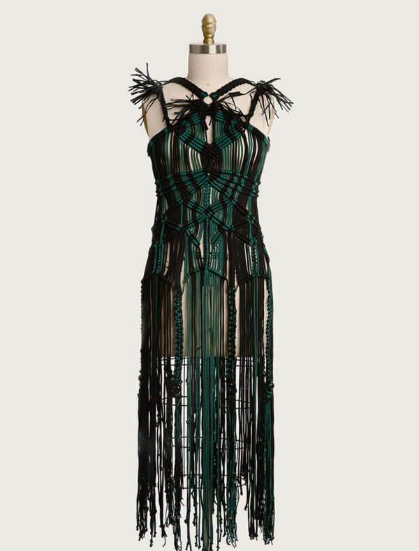 Maxi Dress macrame by Karima One Of a Kind