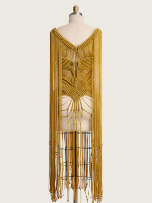 Helious macrame dress backview