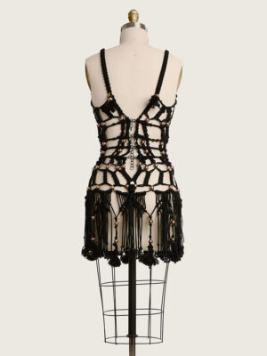 Tetragon dress back view