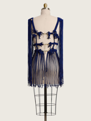 THYMOS SHORT DRESS BACK VIEW